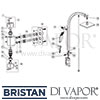 Bristan Qube Inline Vertical Shower Pole Diverter Handset Spare Parts